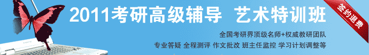 2011考研高级辅导 艺术特训班