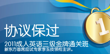 2011成人英语三级