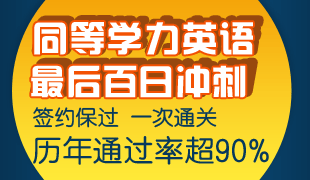同等学力英语   最后百日冲刺