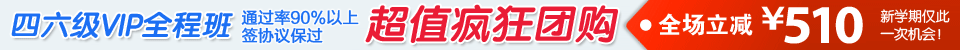 英语四六级VIP全程班团购