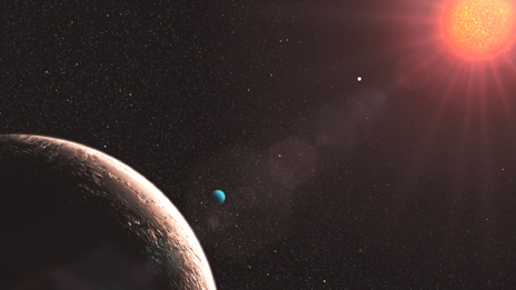 living on another planet 生活在另一个星球