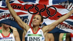 杰西卡·恩尼斯赢得女子7项全能金牌