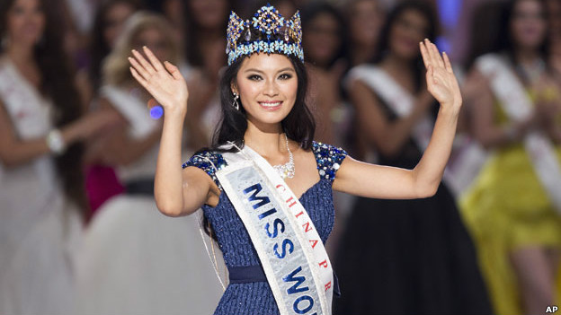 Miss World Yu Wenxia of China