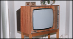 an old TV set
