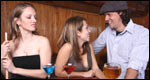 Two women and one man
