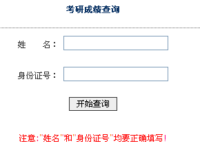 安徽工业大学2013考研成绩查询入口