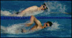 Men swimming