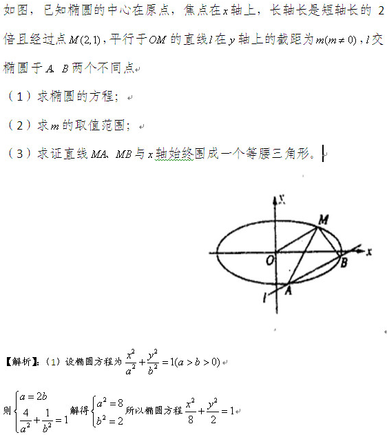 2013年高考冲刺高考数学压轴题29