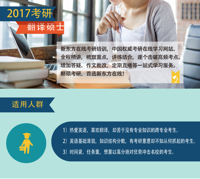 2017考研357英语翻译基础签约全程班_考研培
