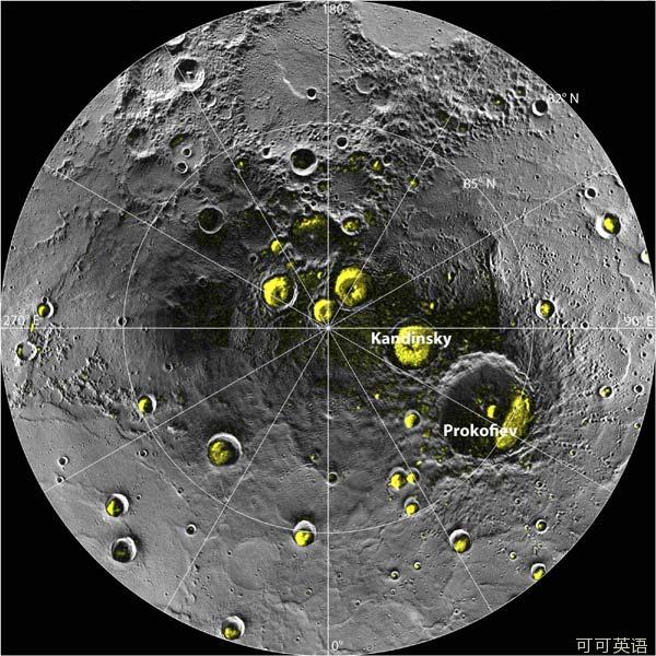 双语：水星上发现有机物和冰